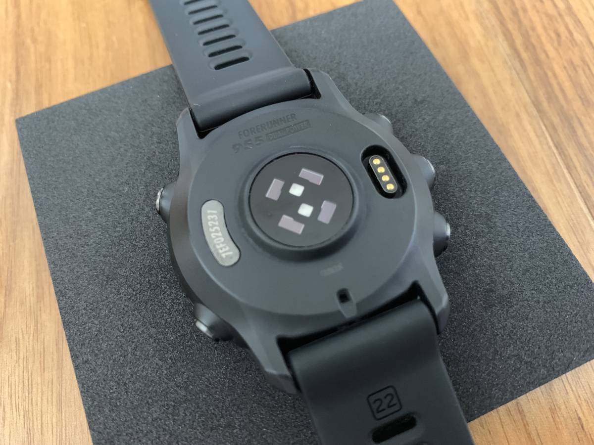 ★美品 GRMIN FORERUNNER 955 DUAL POWER ガーミン 音楽再生 ソーラー充電 タッチ操作 GPS ランニング Garmin Pay Black★_4