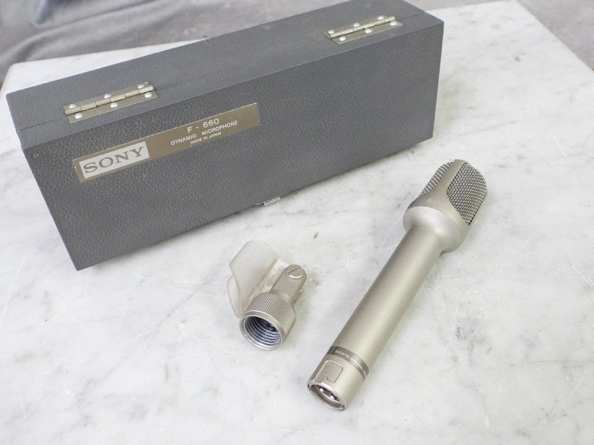 ☆SONY ソニー ダイナミックマイク F-660 ☆中古 SONY 【公式通販】