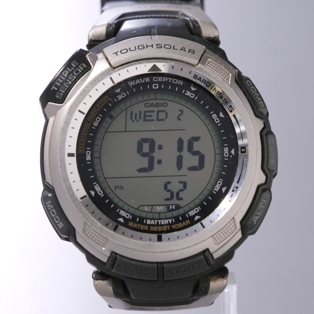 TF5640：CASIO/カシオ*PRO TREK/プロトレック*PRW-1300J*ソーラー電波時計*