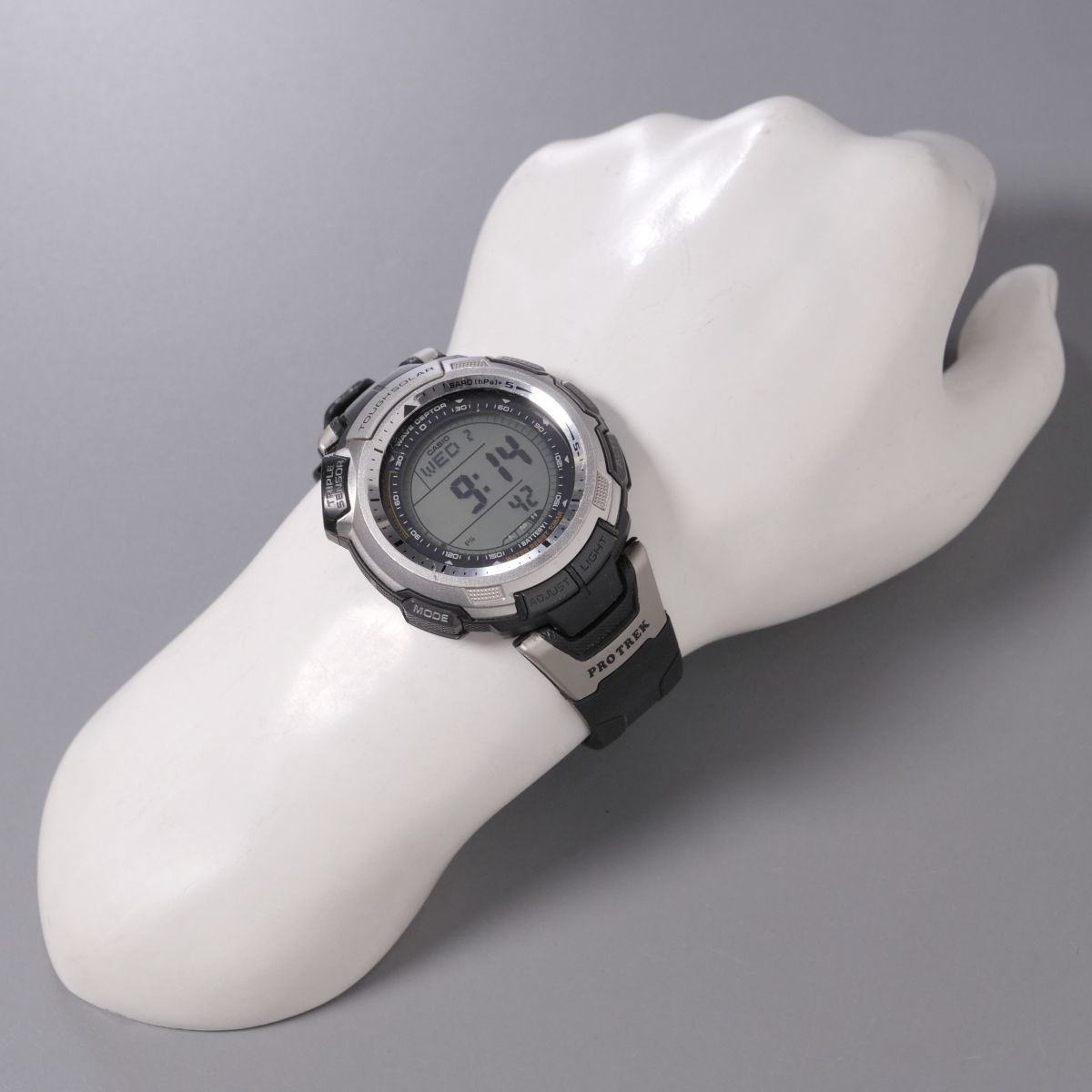 TF5640：CASIO/カシオ*PRO TREK/プロトレック*PRW-1300J*ソーラー電波 