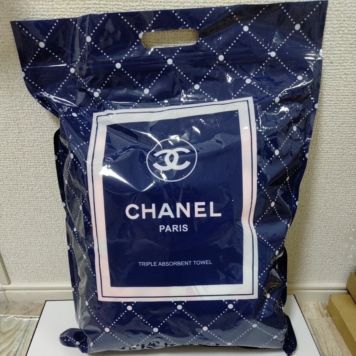 希少 VIPスキンケアイベント限定 CHANEL 大判 ブランケット バスタオル 希少 VIPスキンケアイベント限定 CHANEL 大判 ブランケット バスタオル