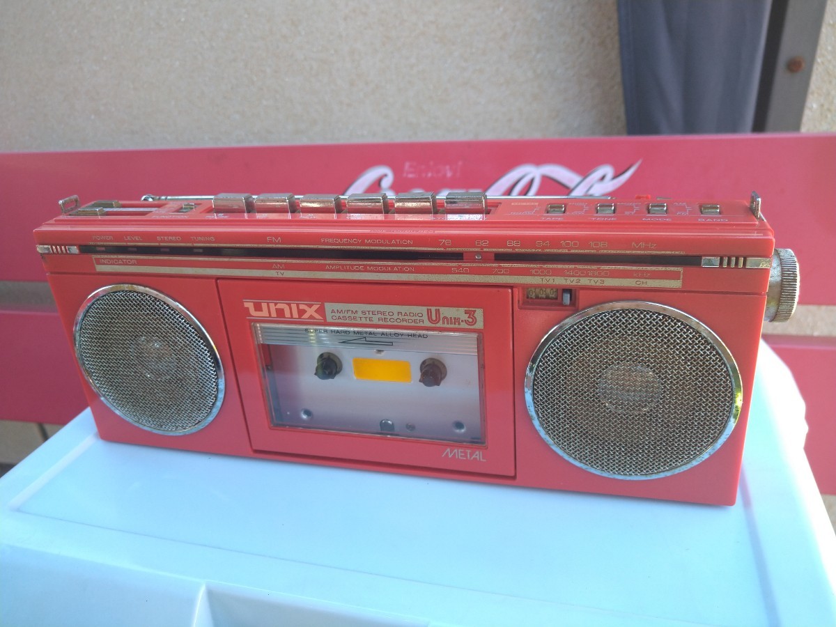 マランツMARANTZラジカセUNIX小型CRS-3レトロvintageミニRADIO