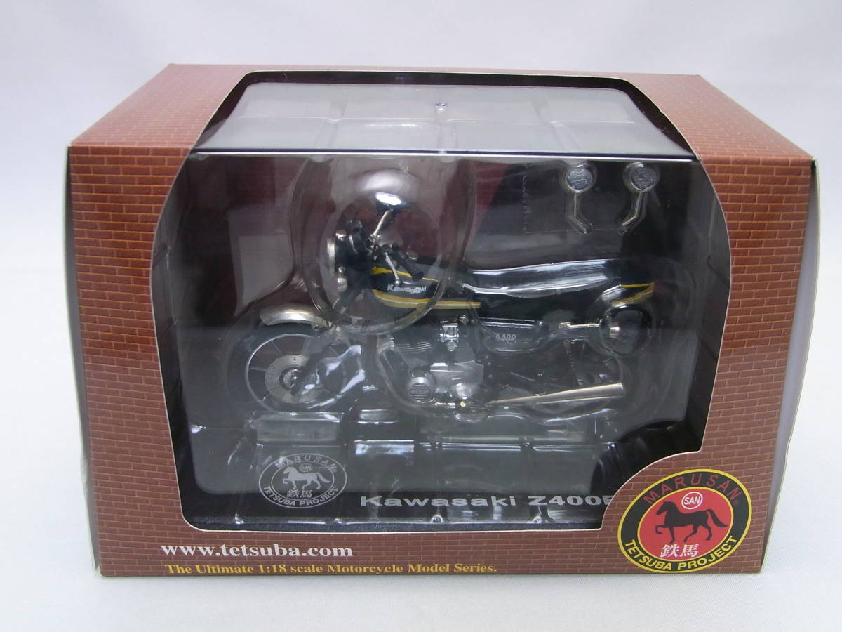 ☆貴重!☆KAWASAKI Z400FX #Ebony 1979 First Ver. 1/18【MTP マルサン