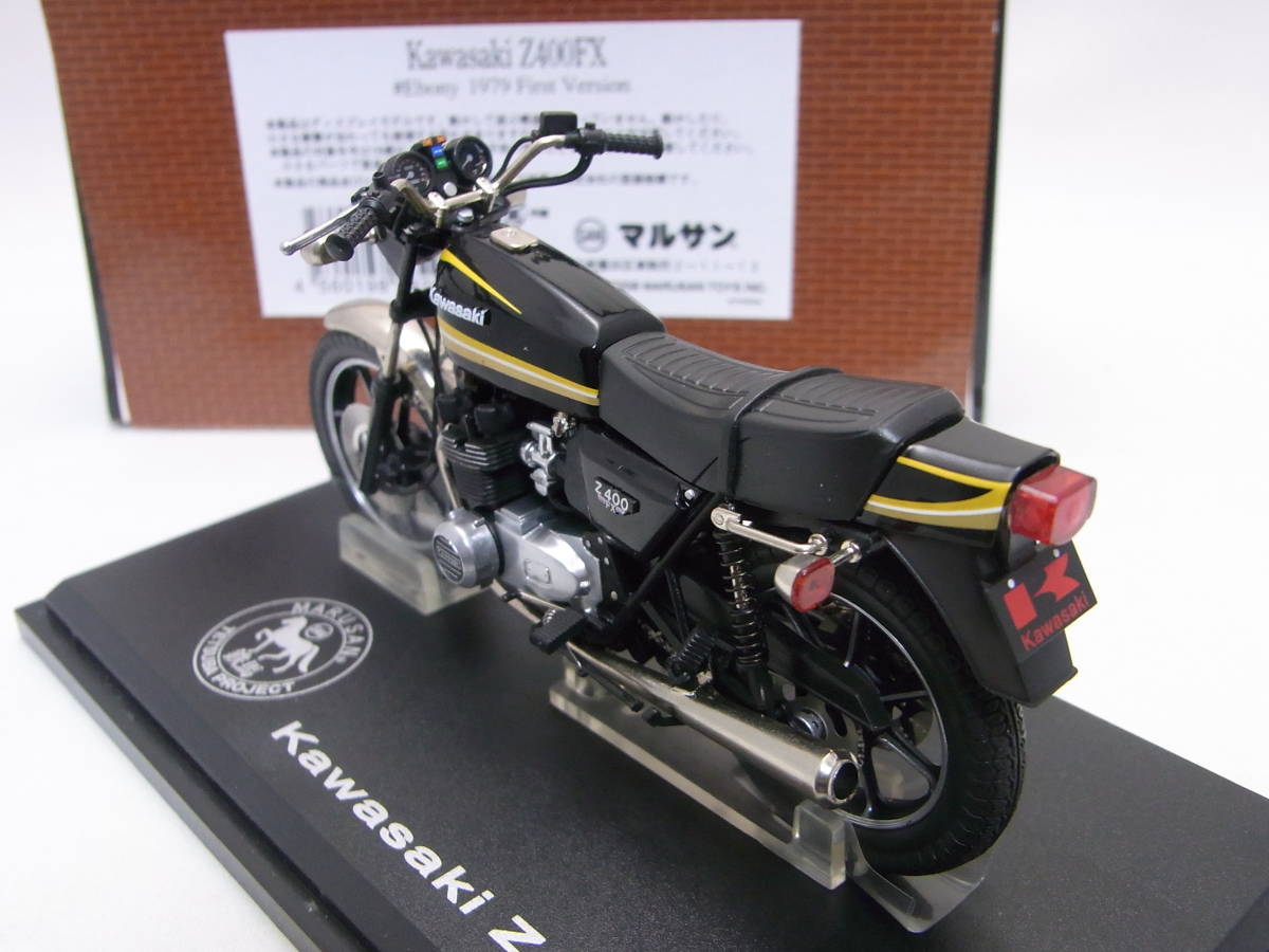 ☆貴重!☆KAWASAKI Z400FX #Ebony 1979 First Ver. 1/18【MTP マルサン