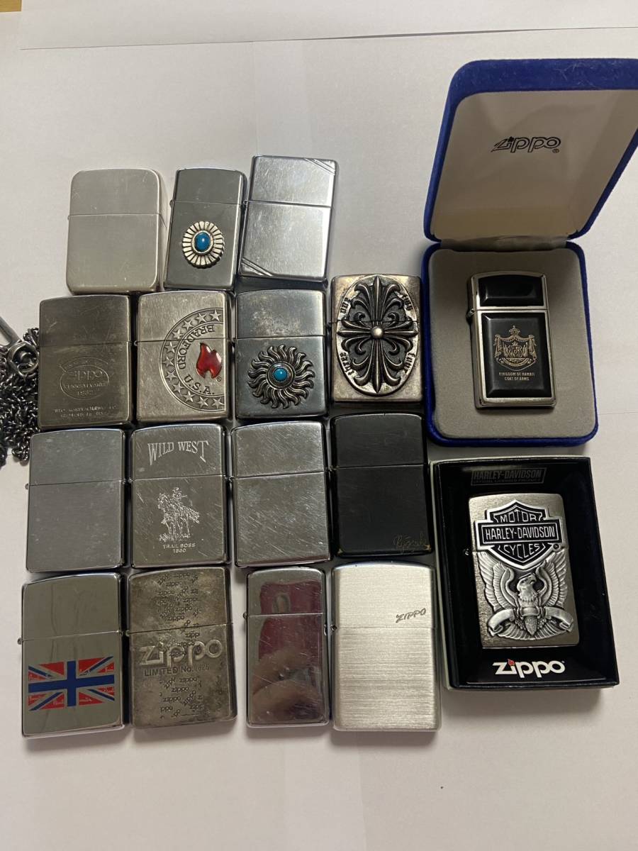 ZIPPO ジッポライターHARLEY-DAVIDSON/WILD WEST/斜め線 1932 色々 未 