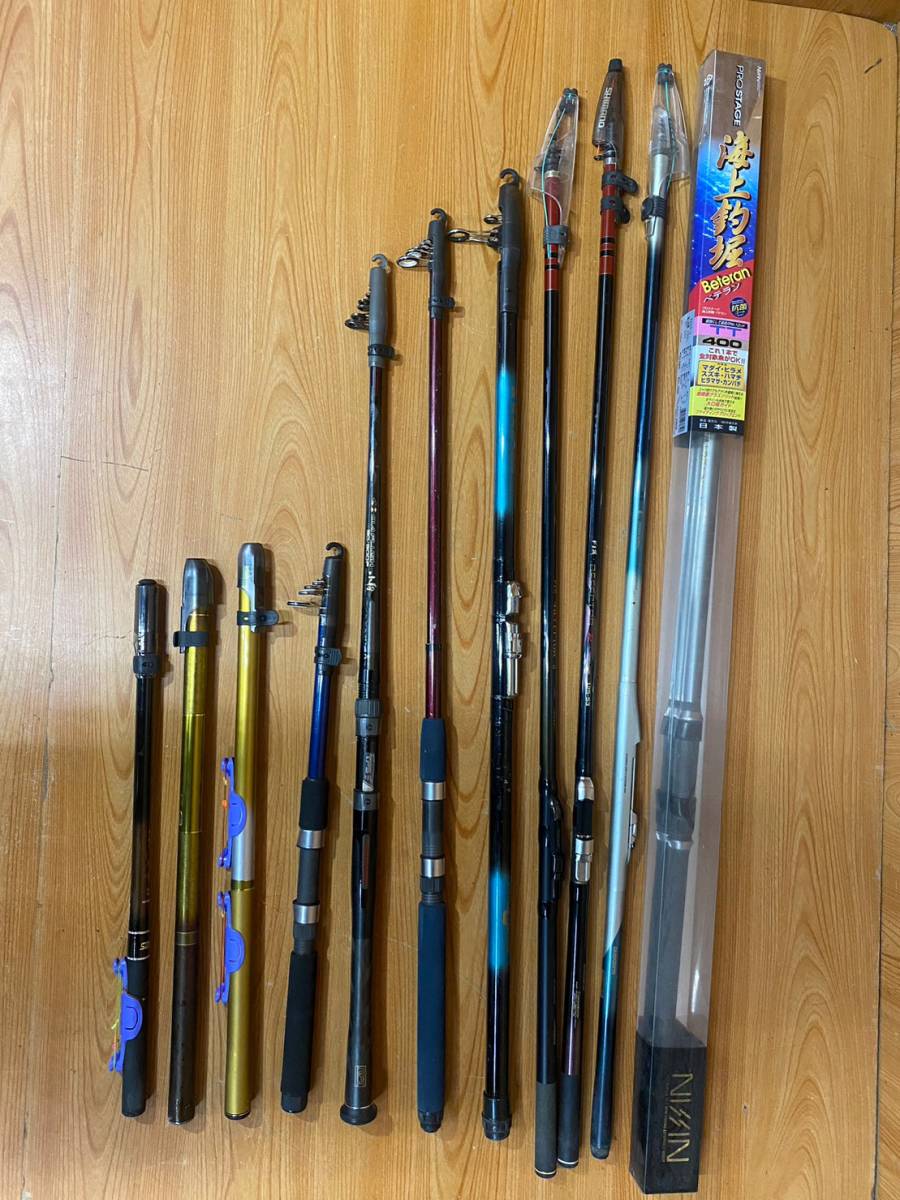 子供 H-19 海釣り 釣具まとめ売り 釣り具セット 釣り竿セット おもり