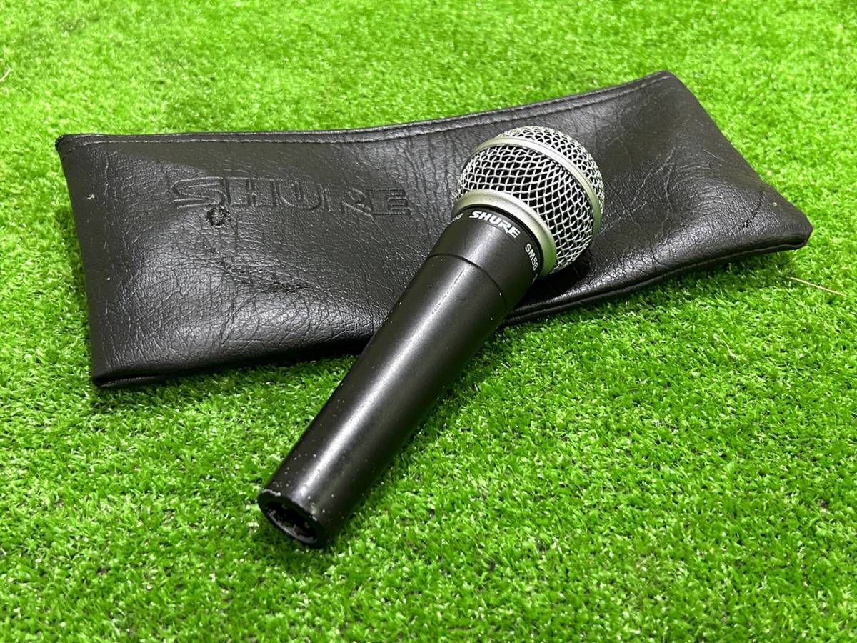 SHURE SM58 ダイナミックマイク 動作未確認 現状渡し ダイナミック
