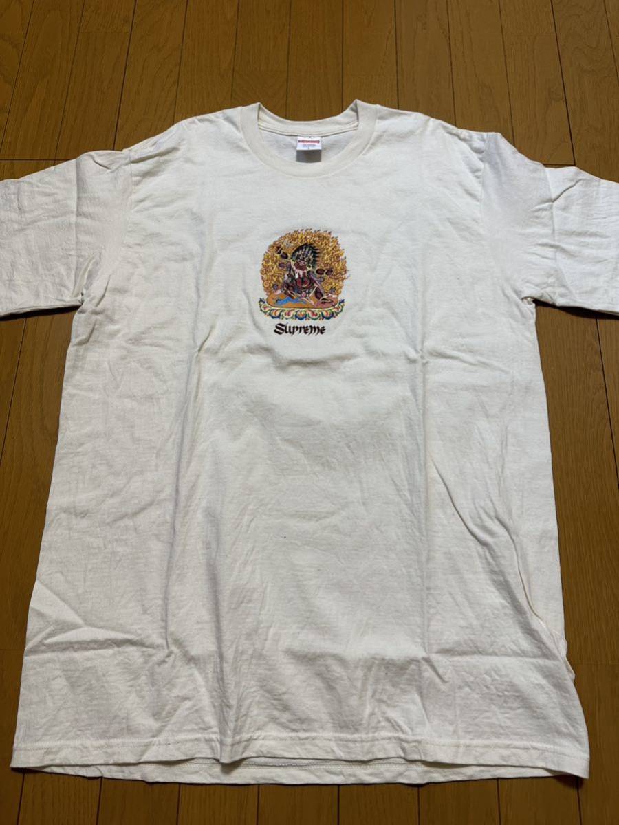 Supreme Person Tee L ナチュラル 美中古品 シュプリーム パーソン Tシャツ ボックスロゴ BOXロゴ