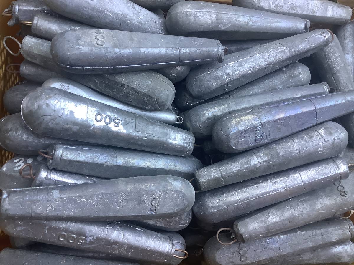 重り おもり オモリ 鉛 1合 2円 発送25k迄 金目鯛 下田 海釣り 船 チヌ  