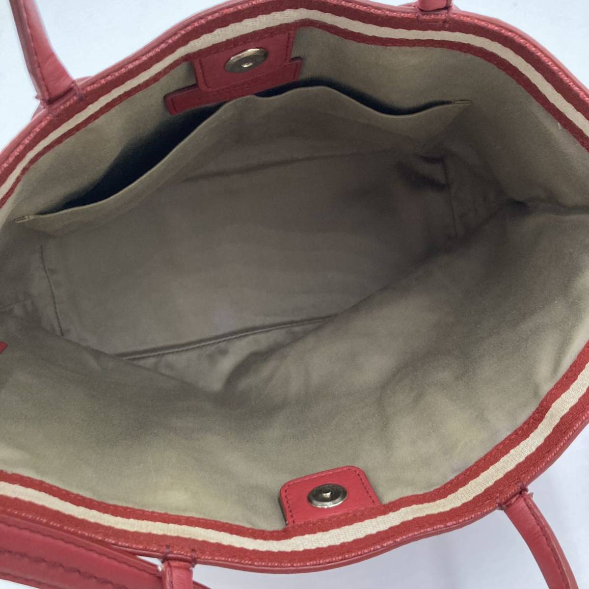 超希少】 BALLY バリー ハンドバッグ トート 2way レザー レッド 