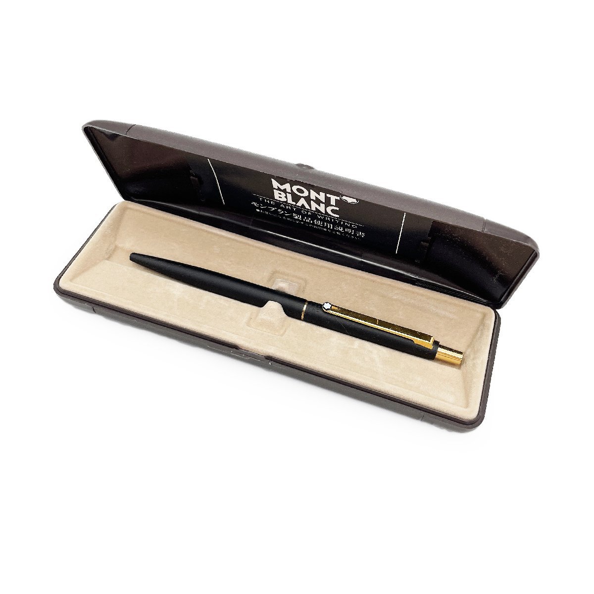 ■ 1円～ 正規 中古品 ■ モンブラン MONT BLANC ■ Sライン ボールペン ■ ブラック ゴールド ■ヴィンテージ ノック式