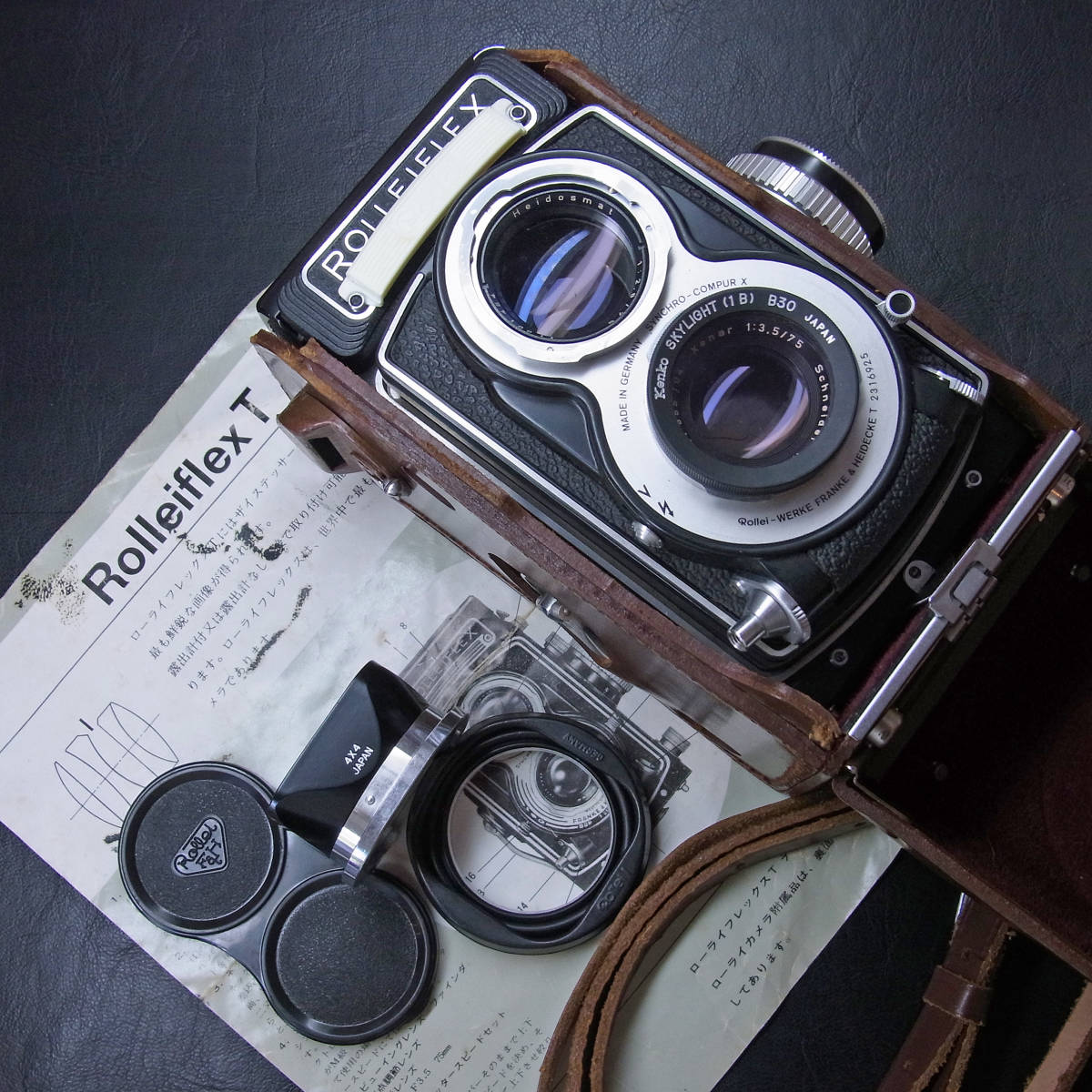 二眼レフカメラ Rollie Flex T｜歩きまわる写真館・ひらい 美品 二