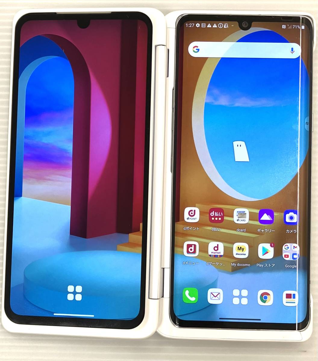2658 LG VELVET L-52A オーロラホワイト docomo利用制限◯ 箱あり