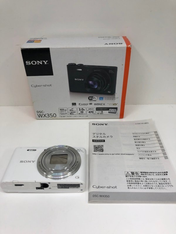 【ジャンク品】SONY　ソニー　Cyber-shot　DSC-WX350　デジタルカメラ　18.2MEGA PIXEL　230808SK190060