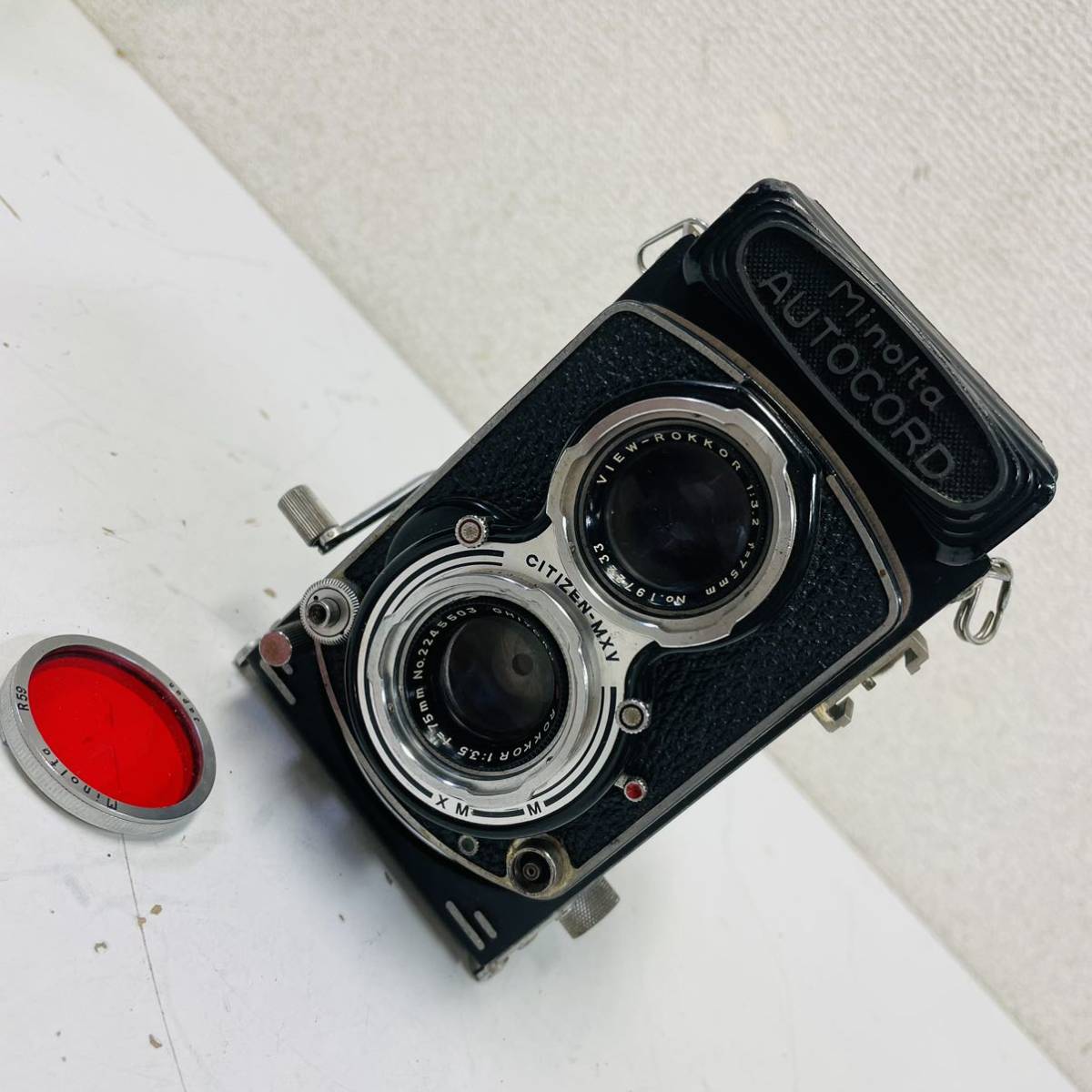 Minolta Autocord Chiyoko 二眼レフカメラ ミノルタ Rokkor F3.5 75mm