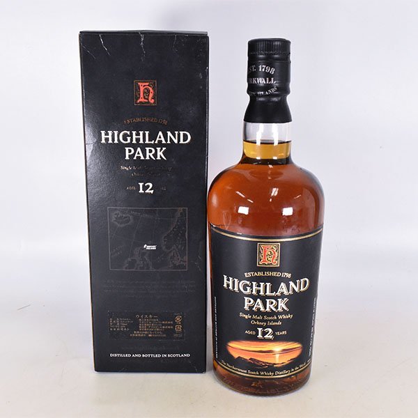 ★ハイランドパーク 12年 ★旧ボトル ＊箱付 750ml 43% アイランズ HIGHLAND PARK H200561