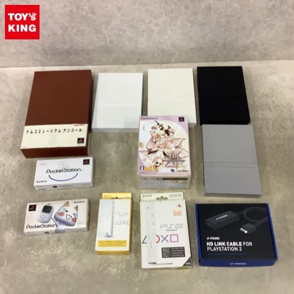 1円〜 訳あり PlayStation2 本体 ブラック、ソフト Fate/unlimited codes SP-BOX 等