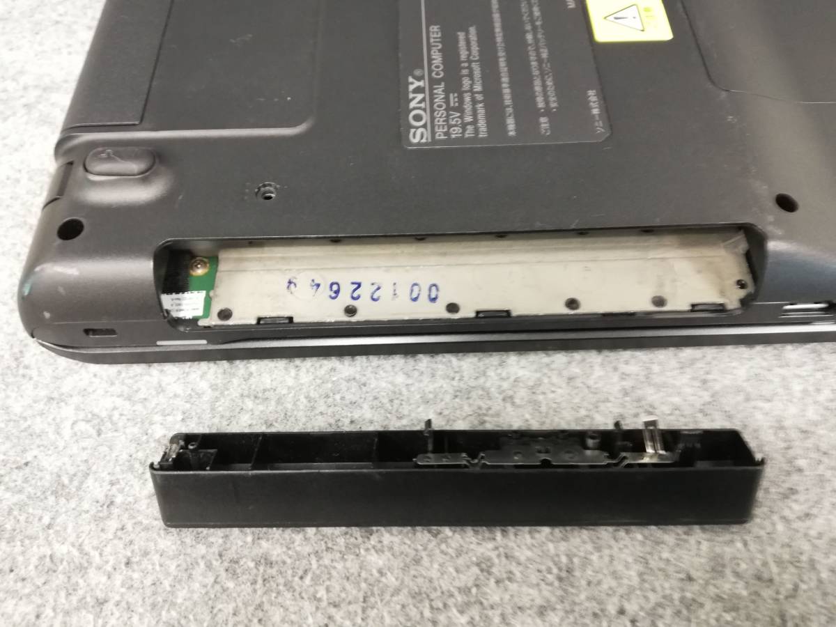 SONY VAIO PCG-71311N i3 Bios確認 液晶破損 光学ドライブ欠品