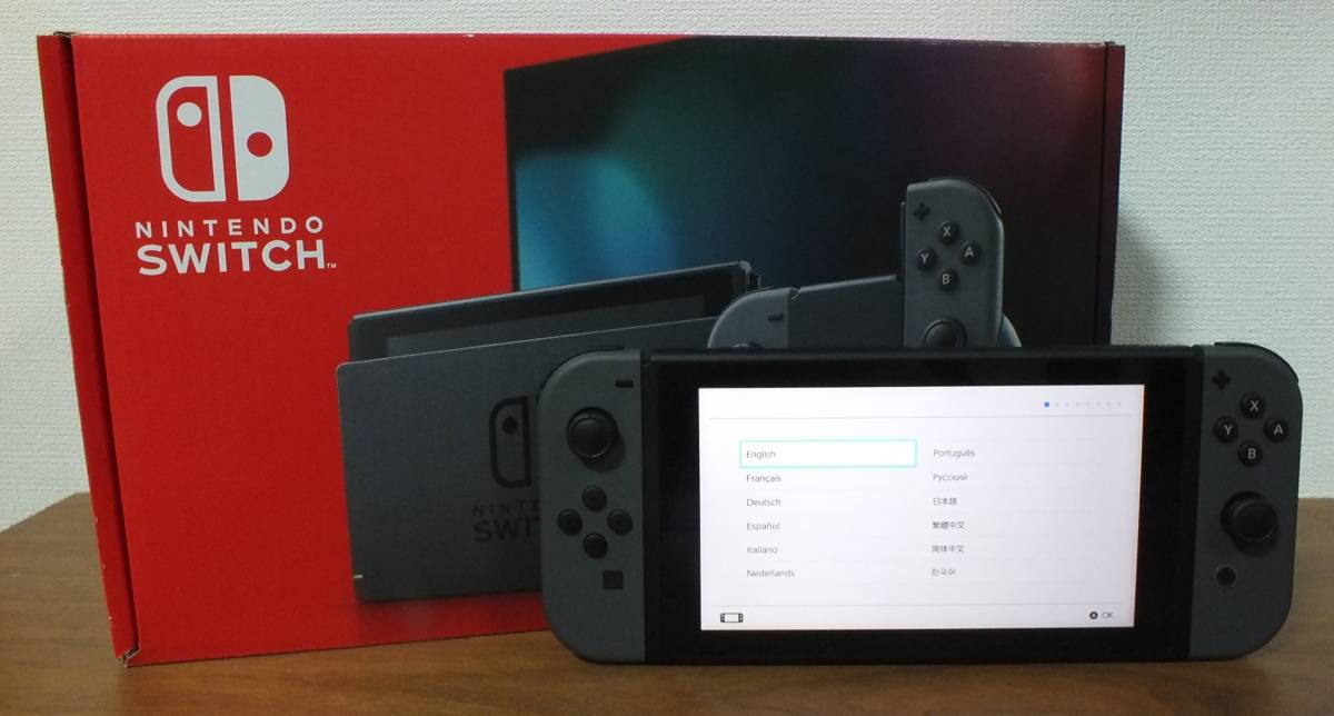 送料無料 NINTENDO SWITCH ニンテンドースイッチ 本体 任天堂 箱 付属