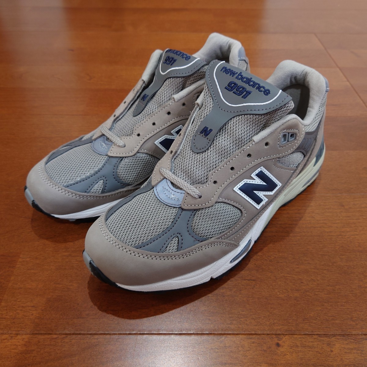 送料込 美品 NEW BALANCE M991ANI 25.5cm US7.5 ニューバランス 20周年記念 m990v2 m992 m993