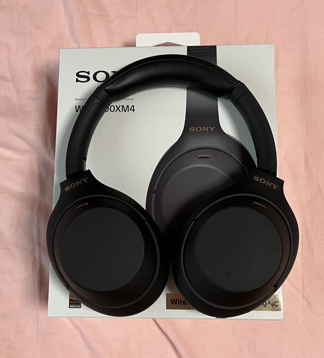 中古・美品】Sony ワイヤレスヘッドホン WH-1000XM4 黒 ☆送料無料 