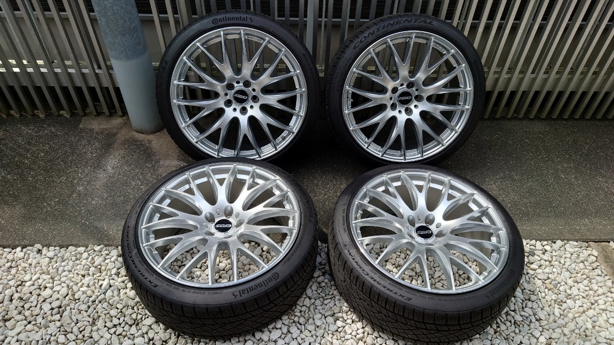 RAYS HOMURA2x9 9Jインセット30 フェイス2 245/35R20 コンチネンタル