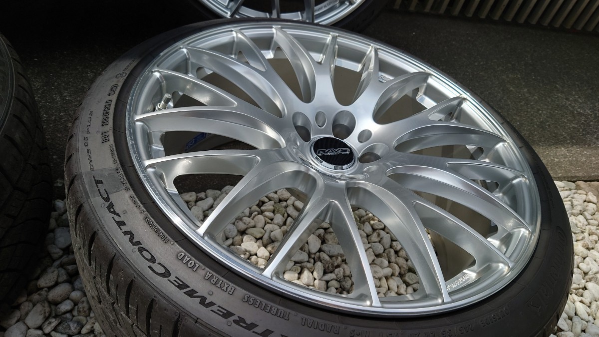 RAYS HOMURA2x9 9Jインセット30 フェイス2 245/35R20