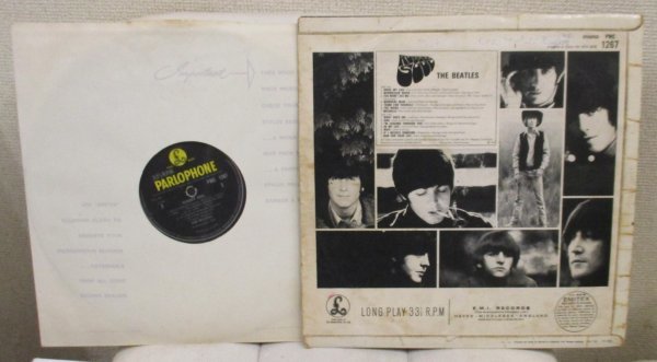 ☆ LOUD CUT 彡 The Beatles Rubber Soul [ UK ORIG mono '65 Parlophone PMC 1267] MAT 1 / 1 / Garrod & Lofthouse Ltd.