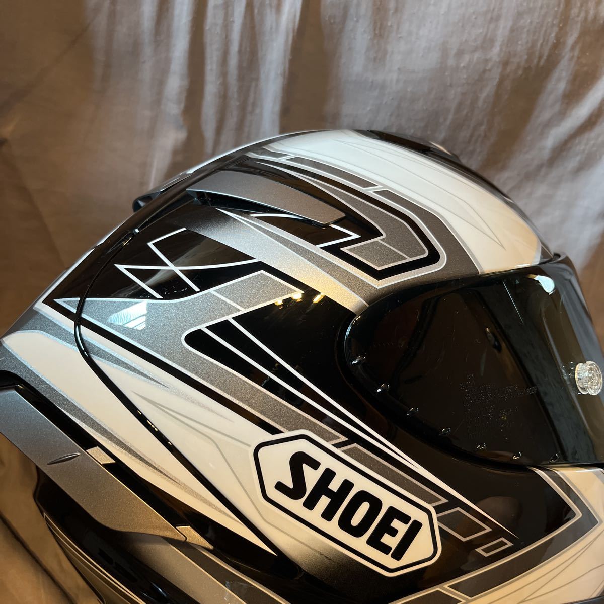 SHOEI X-Fourteen ASSAIL TC-5 M チークパッド31mm スモークシールド 