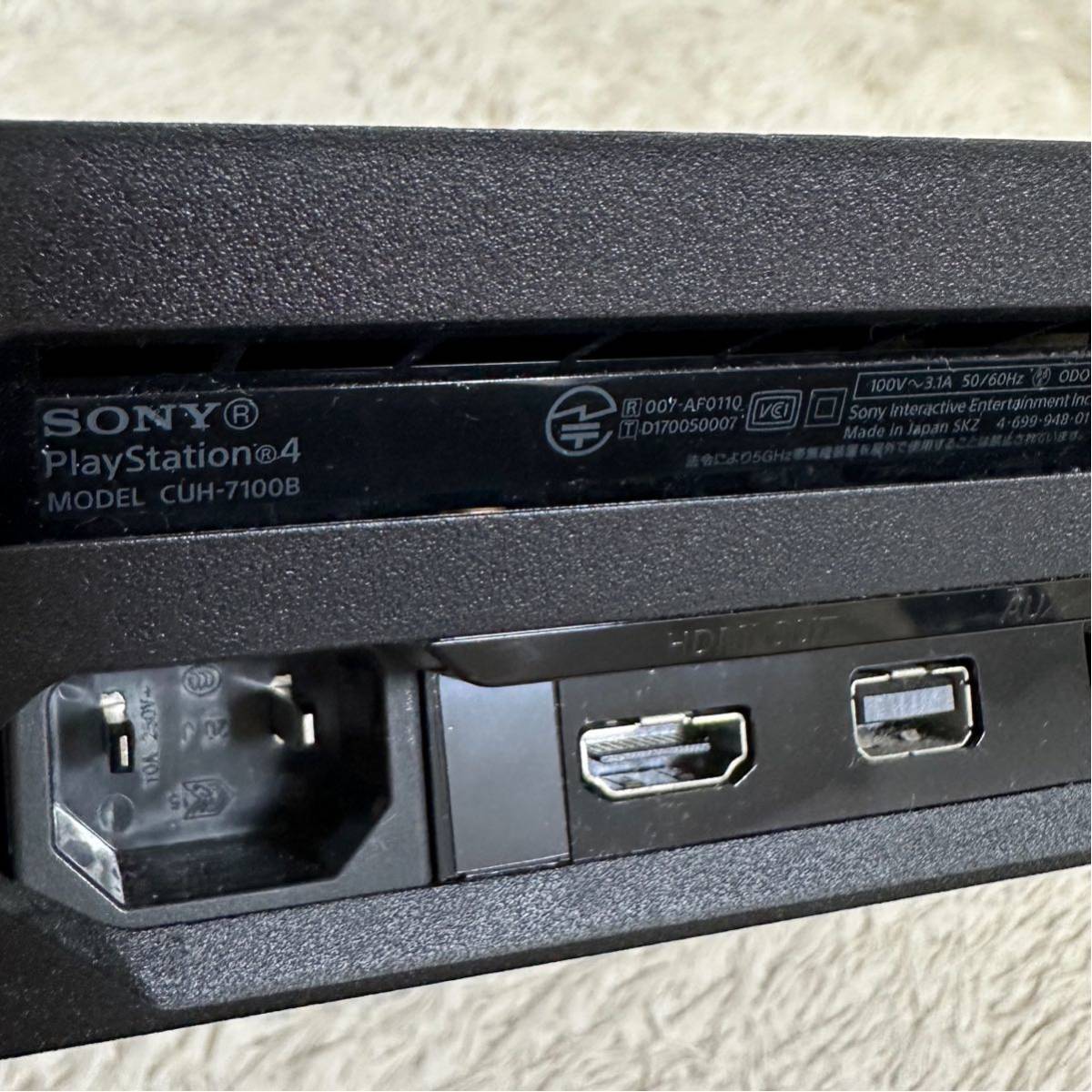 完品 動作品 SONY PS4 Pro プレイステーション4 本体 1TB CUH-7100BB01 