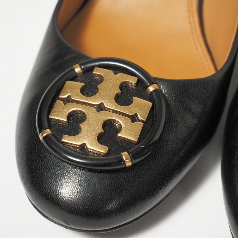 GO0324□トリーバーチ/TORY BURCH*マルチロゴパンプス*チャンキー 