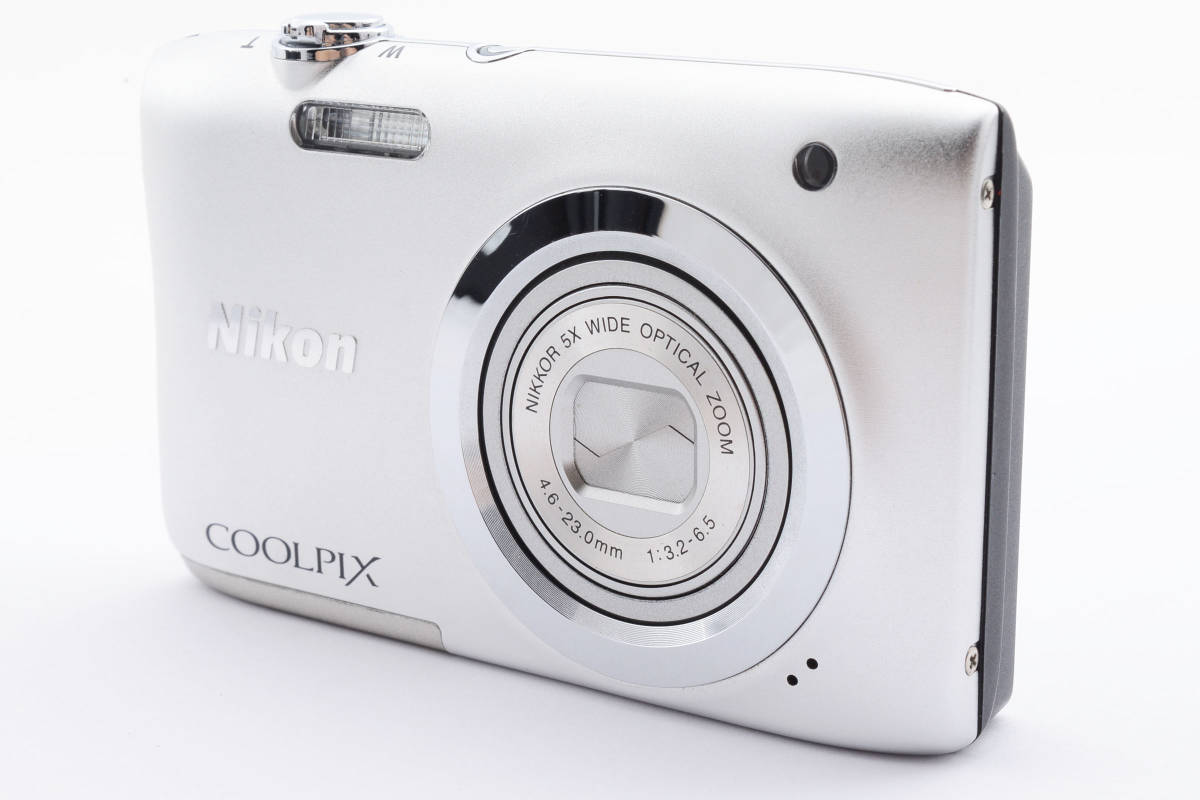 ☆きれいなカメラ☆ ニコン Nikon COOLPIX A100 シルバー ♯A4192