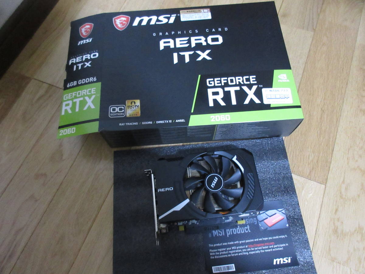 0 RTX MSI 2019: Unveils 価格比較 即決 MSI GeForce RTX 2060 AERO