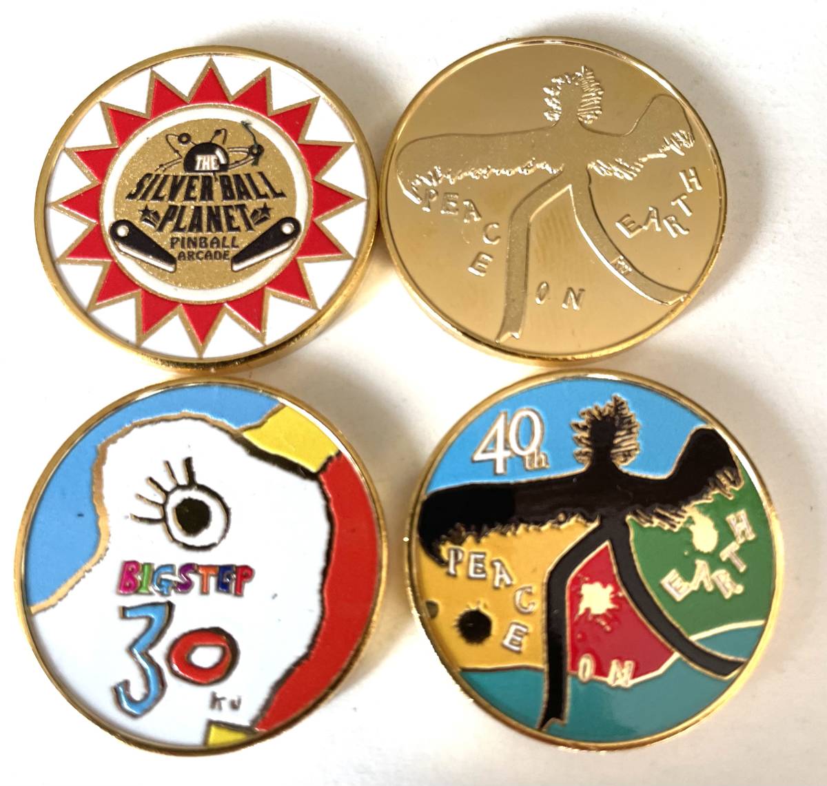 即決 送料無料 新品 / 心斎橋 ビッグステップ アメリカ村 / 記念メダル ４種セット / 茶平