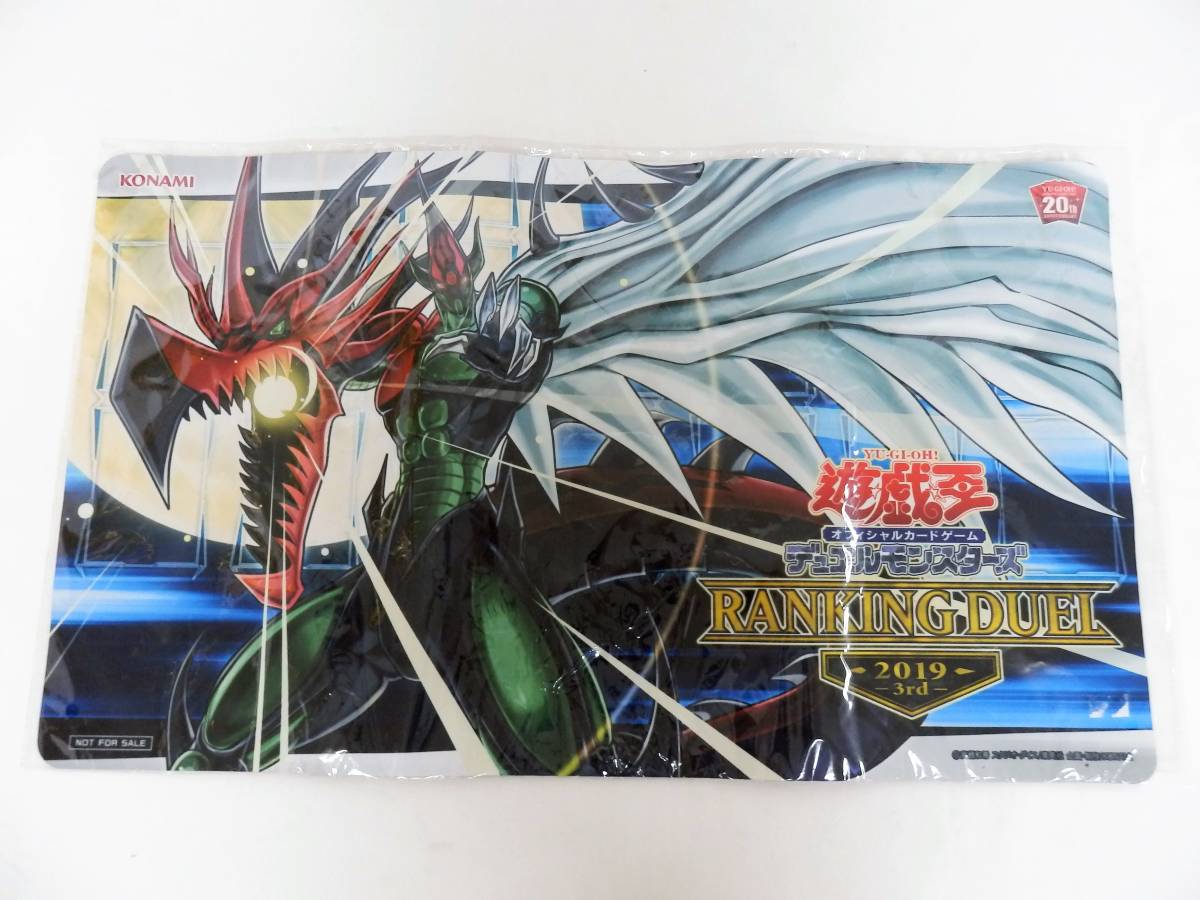 090C344F◆【未開封】遊戯王 E・HERO フレイム・ウィングマン 公式 プレイマット ランキングデュエル 2019 - 3rd - 