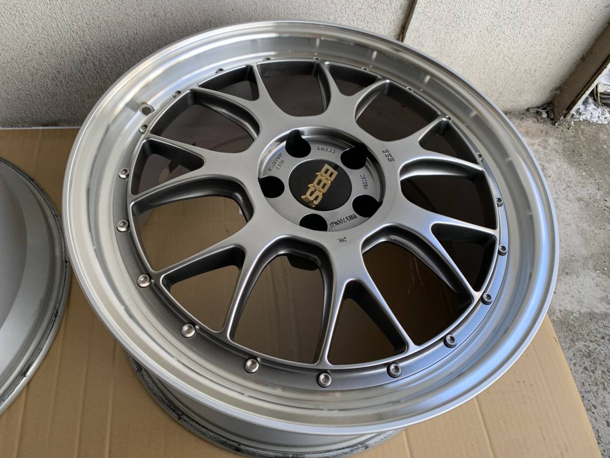 美品 正規品 BBS LM-R LM322 BMW ベンツ アウディ チャンピオンED 19in 