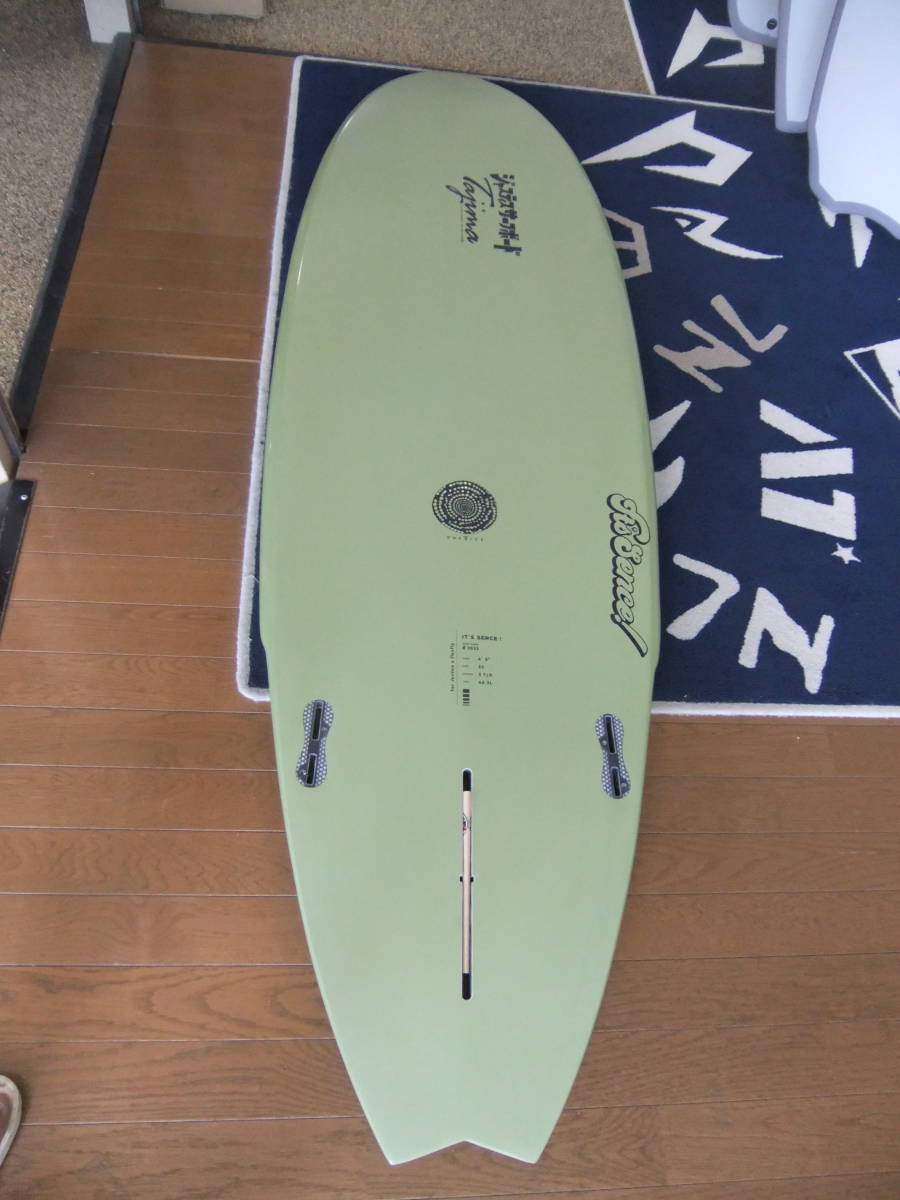 ジャスティスサーフボード イッツセンス フィン付き JUSTICE IT'S