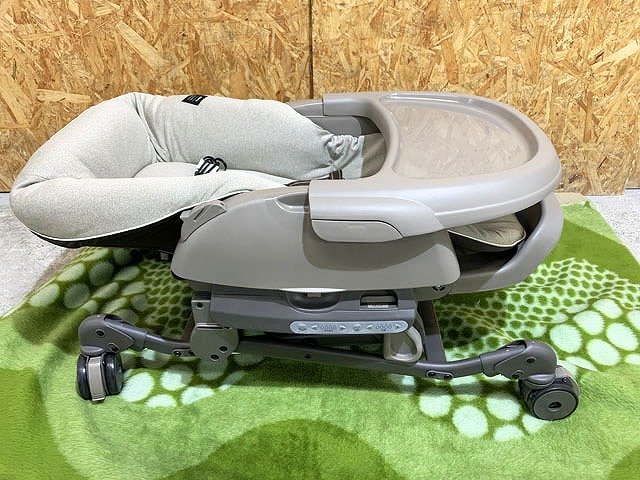 コンビ ネムリラ Combi SWING AUTO BEDi ハイローラック ミントグレー