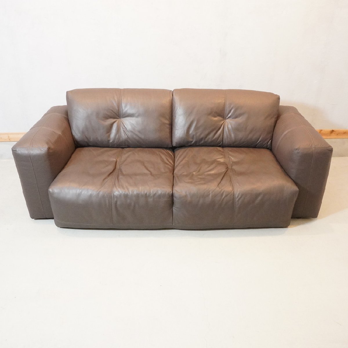 BoConcept ボーコンセプト Bergen ベルゲン 総皮革 2シーターソファ 