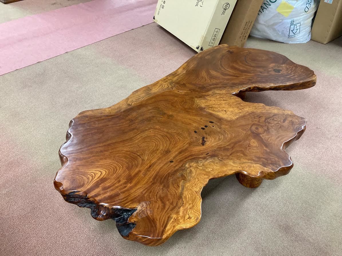 ☆富山県 石川県は送料無料♪ケヤキ ウッド 木 座卓 テーブル ちゃぶ台