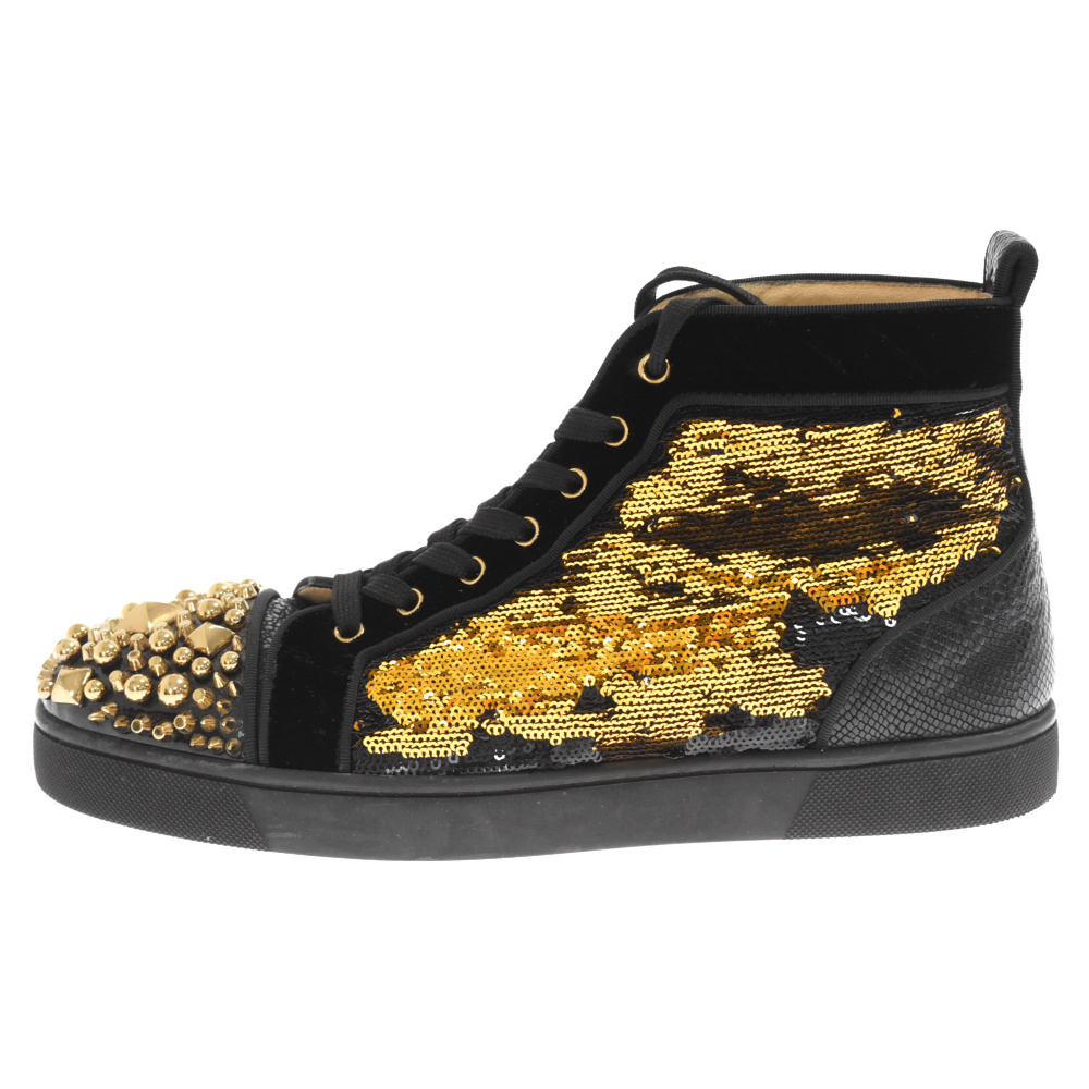 CHRISTIAN LOUBOUTIN クリスチャンルブタン スパンコール エナメル