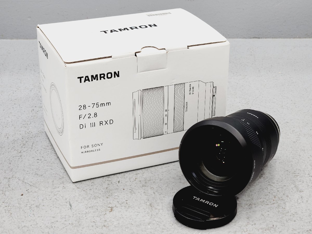 △TAMRON タムロン 28-75mm F2.8 Di III RXD A036 SONY Eマウント ソニー用 同梱不可 1円スタート