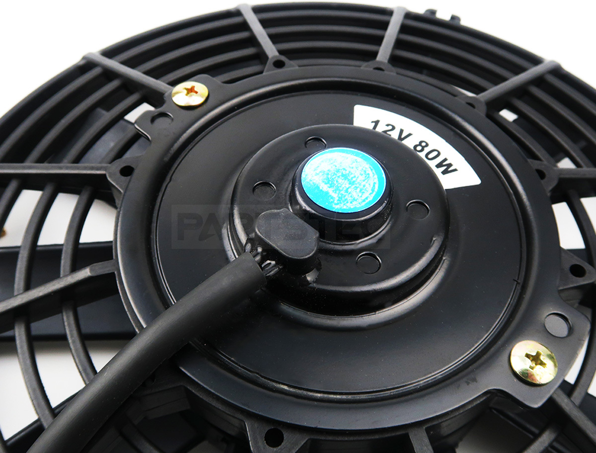9インチ 汎用 電動ファン 薄型 プッシュ/プル 兼用 12V ラジエーター 