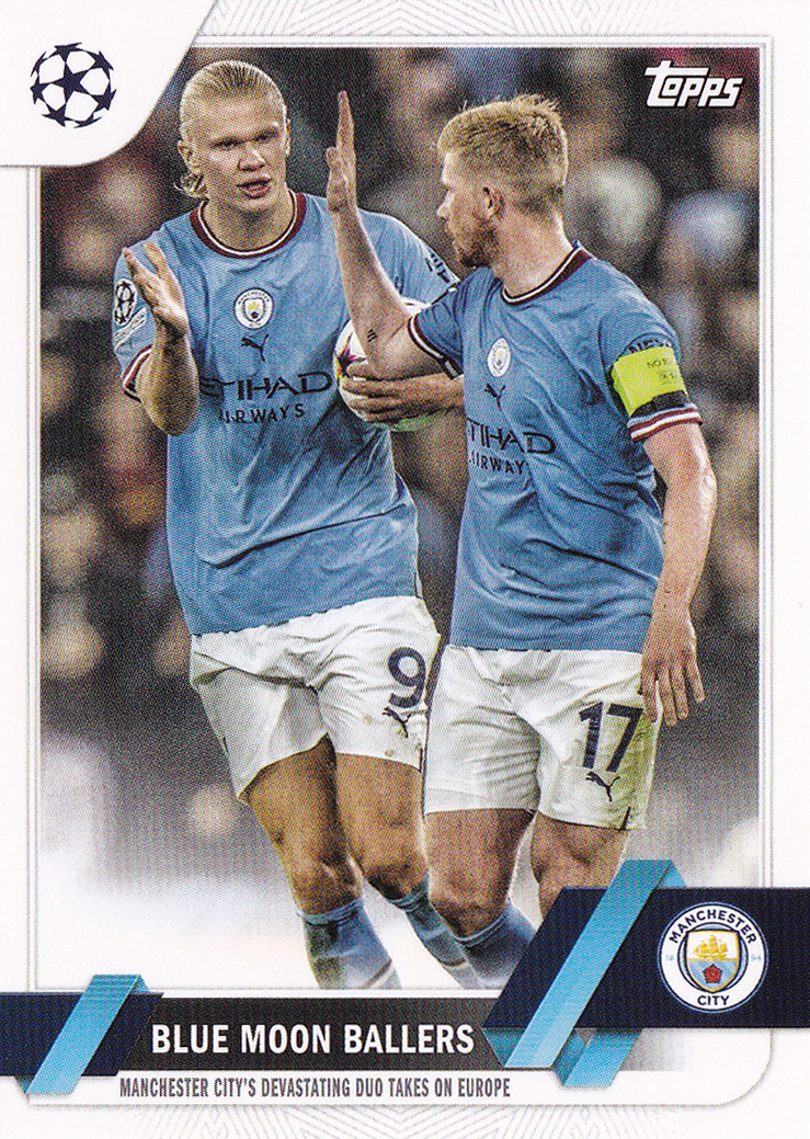 ハーランドxデブライネ/Haaland x Debruyne】2022-23 Topps UEFA Club