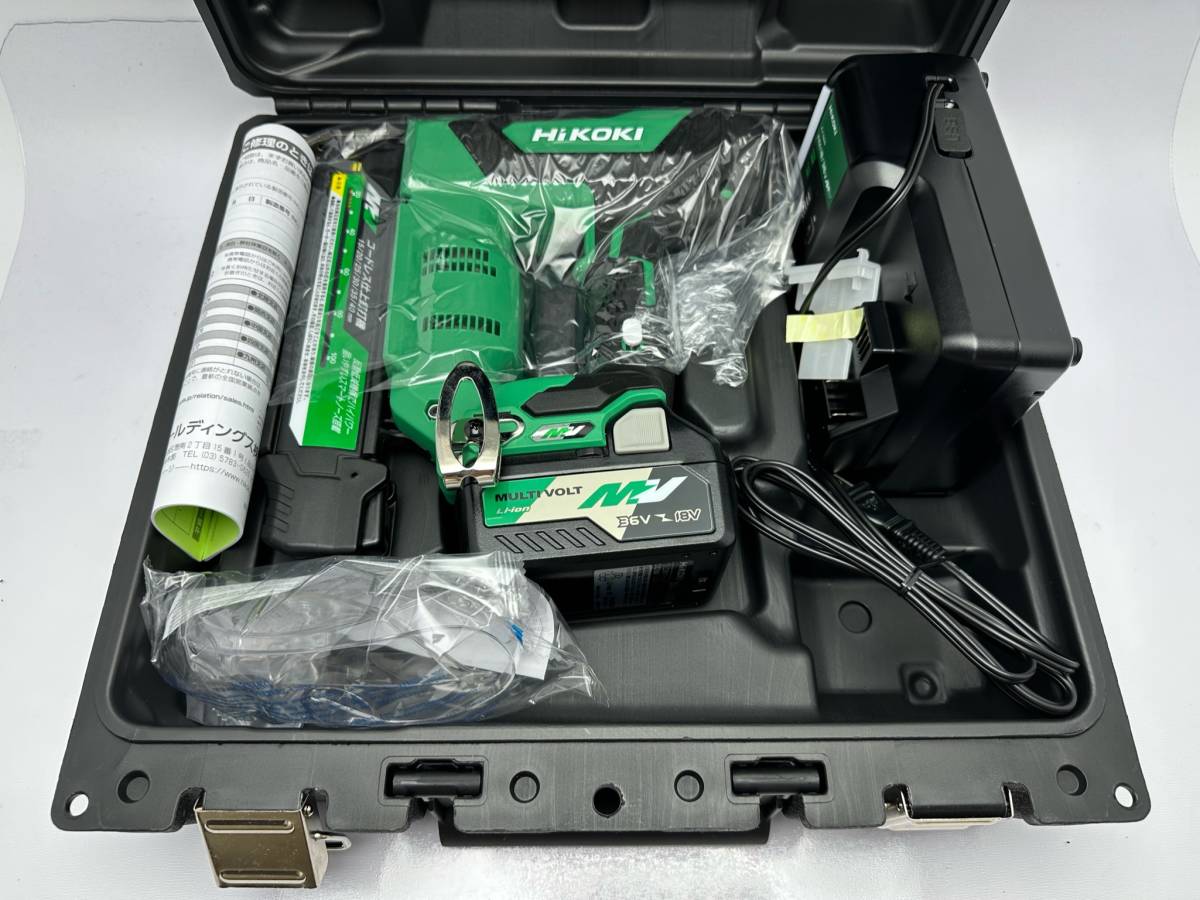 未使用◆ハイコーキ NT3640DA XP リチウムイオン電池1個付 40mm コードレス仕上釘打機 フィニッシュネイラ◆R0649