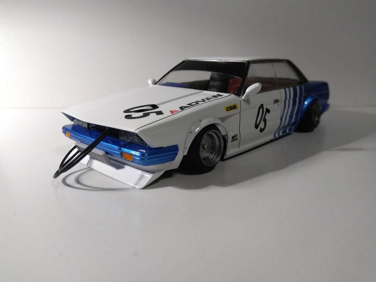 アリイ1/24プラモデルGX71マークⅱ街道レーサー旧車アドバンカラー暴走 