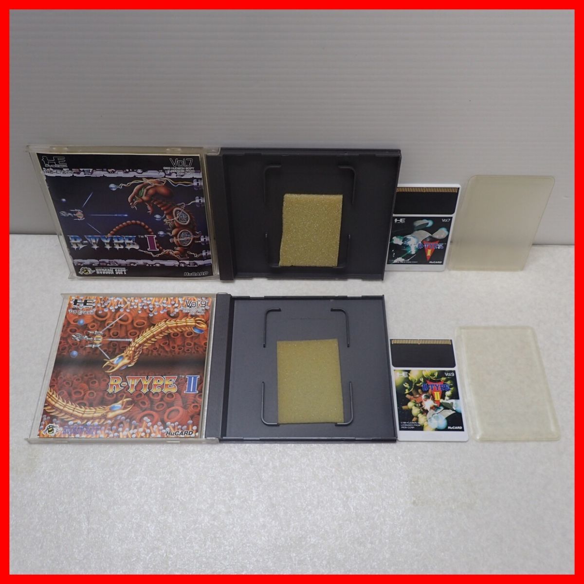 ◇動作保証品 PCE PCエンジン Huカード R‐TYPE I/II アールタイプ