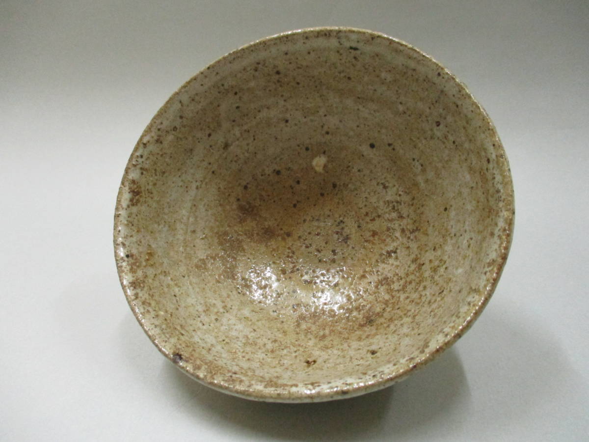 伝世 古萩 江戸初期】李朝 高麗青磁 青井戸 茶盌 茶碗 李勺光 李敬