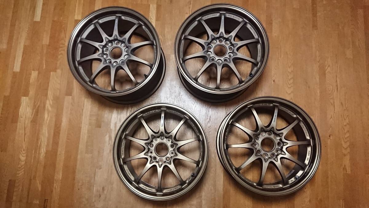 RAYS VOLK RACING CE28N 17インチ 7.5J +50 9J ＋63 114.3 5穴 