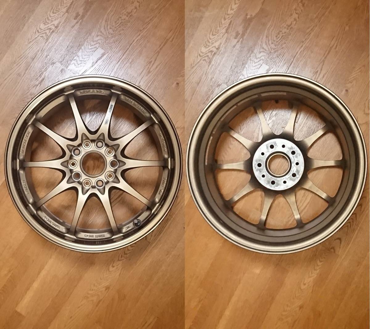 RAYS VOLK RACING CE28N 17インチ 7.5J +50 9J ＋63 114.3 5穴 